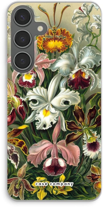 Case Company® - Hoesje geschikt voor Samsung Galaxy S24 Plus hoesje - Haeckel Orchidae - Soft Cover Telefoonhoesje - Bescherming aan alle Kanten en Schermrand