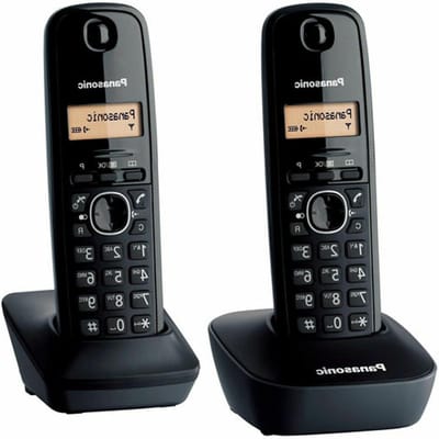 Duo Draadloze Telefoon - DECT Set - Thuis Bellen - Zonder Antwoordapparaat - 2 Telefoons - Zwart
