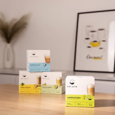 Koffiecapsules compatibel met NESCAFÉ® Dolce Gusto® CHiATO Cappuccino, 8+8 st.