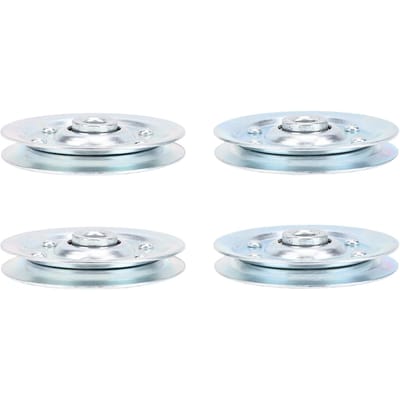 4 stuks 3 inch Heavy Duty Garagedeur Katrolset Verzinkt Stil 200LB Nominale Belasting voor de Meeste Garagedeuren
