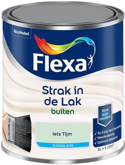 Flexa - Strak In De Lak Buitenlak Zijdeglans - Iets Tijm - Mengverf - 1 L