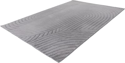 Lalee Comfort - Japandi Vloerkleed - Superzacht - Karpet - Tapijt hoog laag polig effen Fluffy 120x170 cm zilver grijs