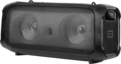 Krüger & Matz Draadloze Draagbare Bluetooth DJ Party Speaker - RGB Verlichting - Inclusief Draadloze Microfoon - Geluidseffecten - Koppelbaar - Boombox - 30W - Zwart