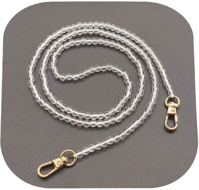 Dailygoods- Tas Ketting 100cm - Schouderband voor Tas - Tassenriem - Schouderriem - Luxe Hars - Hoogwaardige Metalen Gespen