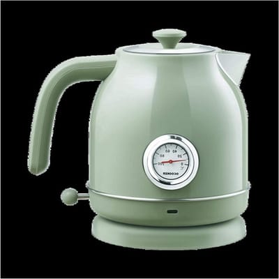 Waterkoker Roestvrij Staal - Keuken Samovar - Snel Water Koken - Britse Temperatuurregeling - 2 Liter - Groen