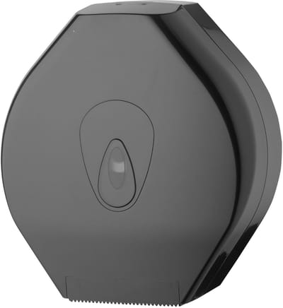 PlastiQline PQBMaxiJ jumborol toiletpapier dispenser maxi kunststof zwart (3332)