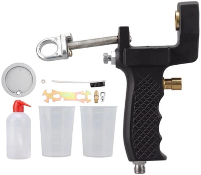 Professionele Gelcoat Spuitpistool met FN5 Mondstuk, Grote Capaciteit en Draagbaar Ontwerp voor Gelcoat, Spuitpleister en Verf