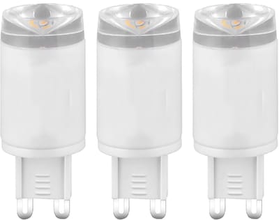 Kobi LED Lamp G9 3W - 285lm - 6000K - 230V - Voor Spiegelkast, Keuken of Werkplek - G9 Insteeklampje - 3 stuks