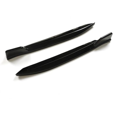 2 STuks Achterbumper Lip Splitter Krasbestendig Helder Zwart Lichtgewicht Geschikt voor 5 Serie G30 M‑Tech 2017+ black