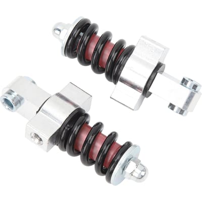 1 Paire Amortisseur Arrière 112mm Amortissement Réduction des Chocs Durable Amortisseur de Suspension Arrière de Remplacement white