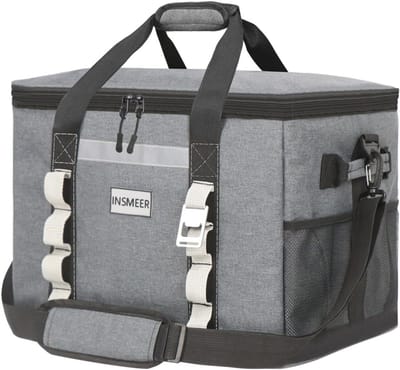 Grote Opvouwbare Koeltas 65 Liter - Thermotas voor Dranken - Waterdicht, Hittebestendig - Perfect voor Picknick, Camping en Strand