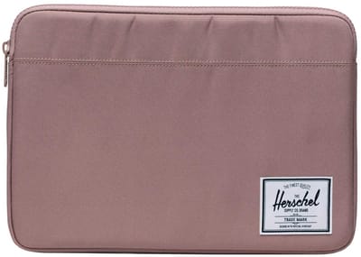 Herschel laptop hoes met laptopvak Anchor 14 Inch Sleeve Ash Rose oud roze