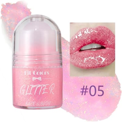 Rollende Pailletten Glitter Gel Gezicht Lichaam Schilderen Glans Vloeibaar Parelmoer Glans Oogschaduw Verhelderen Podium Make-up Decoratie