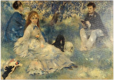 MyPuzzle Familie Henriot (La Famille Henriot) (1875) Door Pierre-Auguste Renoir - Premium 1000 Stukjes Puzzel - MyPuzzle speciale collectie van Aepyornis