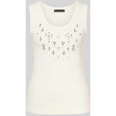 Tanktop met siersteentjes