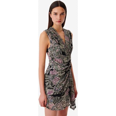 IRO Paris Rolina Black Multico Size: XS | Mini Dresses Outlet | Dames | Zwart