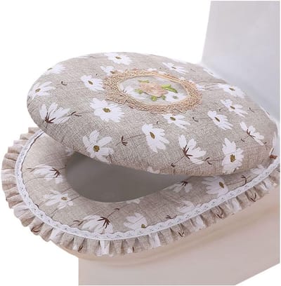 Wasbare Toiletstoelhoes - Zachte, Dikke & Warme Badkamer Toiletbril Covers met Ritssluiting