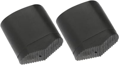 Ladderpoot Doppen - Voetafdekking Rubber - Vloeren Beschermen - Antislip Siliconen - 4.5x4.3x2.5cm - Zwart
