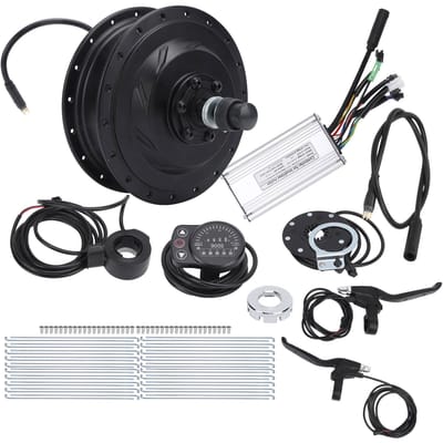 48V 500W Achterwiel Naafmotor Elektrische Fiets Conversie Kit met KT‑900S Display Meter voor 12G Wiel 27.5-inch 12G