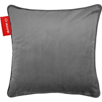Auronic Warmtekussen - Velvet - 45x45 - Draadloos - Oplaadbaar - Elektrisch kussen - Infrarood - Grijs