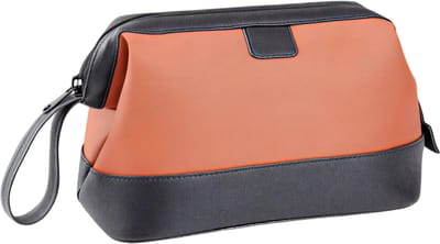 Draagbare Waterdichte Toilettas – Grote Capaciteit met Droge/Natte Scheiding – Reisbadjas, Reisetui en Opbergtas voor Toiletartikelen, Sport, Vakantie & Relatiegeschenk-Bruin