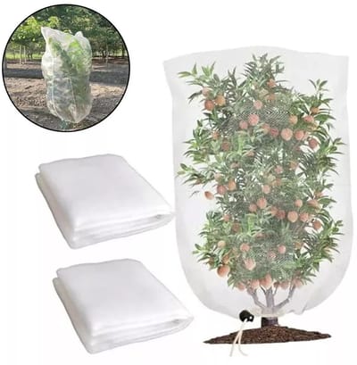 VHV - Plantenhoes - Kweekhoes - 2stuks - Plant Beschermhoes - Herbruikbare Mesh Koepel - Hoes Met Rits - Voor Moestuin Balkon Verhoogde Bak - 45*45*80