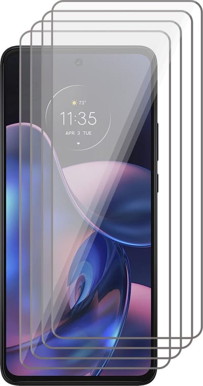 Screenprotector geschikt voor Motorola Moto Edge 2022 - 4x Gehard Glas Screen Protector GlassGuard