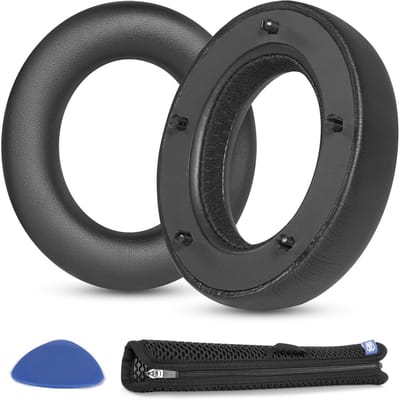 Dailygoods - Oorkussen oorkussens hoofdband pads compatibel met Focal Elegia Clear MG Clear Elear Focal Utopia Elex Stellia Celestee Radiance Hoofdtelefoon Vervanging Oorkussens Reparatie Deel (Zwart PL)