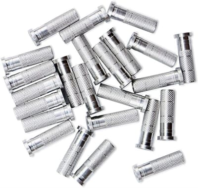 Allecto- Pijl Inserts - Boogschieten - Aluminium - Veld Punten - Schachten - Doel Praktijk - Geschikt voor - 50 Pack Aluminium Pijl Inserts met Boogschieten Veld Punten .244 Pijl Schachten voor Doel Praktijk .