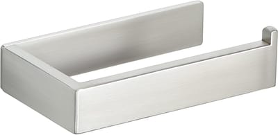 Zelfklevende Toiletpapierhouder in Geborsteld Zilver, Geen Boren Nodig voor Badkamer en Keuken, Roestvrijstaal SUS304, Links Installeren, EGJF2311L-3M-LS