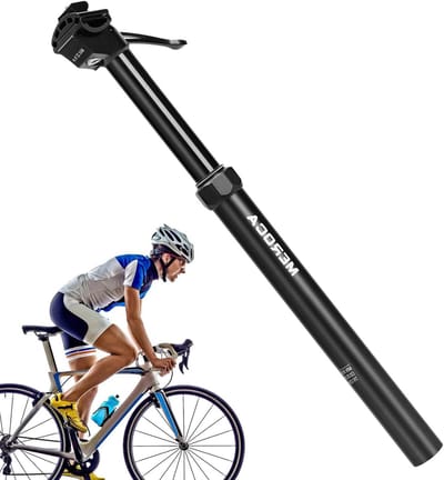 Verstelbare Zadelpen - Dropper Post - Mountainbiken - Hydraulisch Sluitsysteem - 125 mm Slag - Zwart