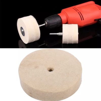 Dailygoods- Polijstschijf 125 mm - Wolvilt - Polijstschijven voor