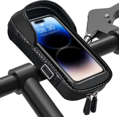 Telefoonhouder fiets - Mobiele telefoonhouder - Telefoonhouder Fiets Waterdicht - Met rotatie - Fiets Telefoonhouder Universeel - Voor smartphones kleiner dan 6.5 inch