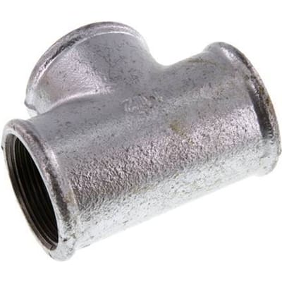 Rp 1 1/2'' Verzinkt Gietijzeren T-stuk 25 Bar