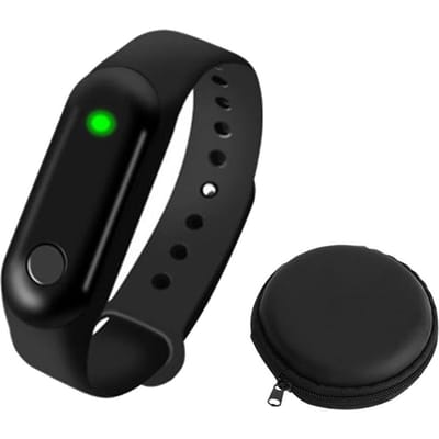 Antistatische Draadloze Polsband Automatische Elektrostatische Verwijderings Armband met Opbergdoos Verstelbaar Antistatisch black