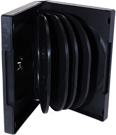 DVD Hoesjes - Opslag Media - Schijven Beschermen - 10 Schijven Capaciteit - 33mm Breedte - Zwart