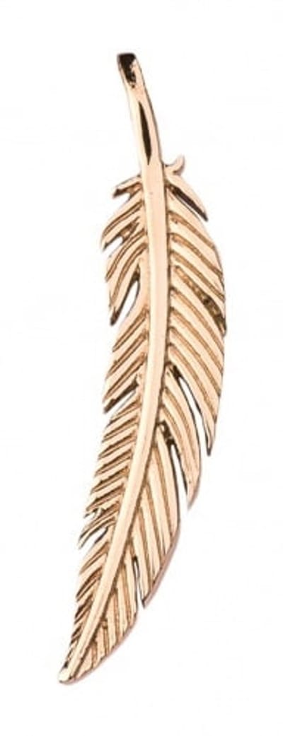 Droomvanger veer hanger rosé