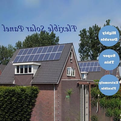 Flexibele Zonnepanelen - Zonnepaneel Set - Noodstroom Accu - Monokristallijn Silicium - 1060x280x2.5 mm - Zwart