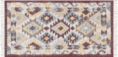 FENER - Jute vloerkleed - Multicolor - 80 x 150 cm - Jute
