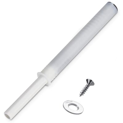 Blum® 956A1002 voor grote kastdeuren zijdeachtig wit magnetisch met schroefplaat