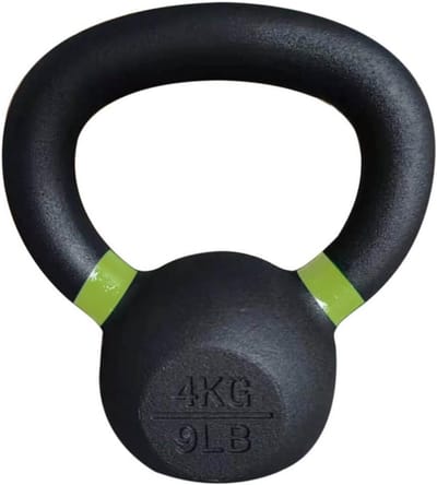Gietijzeren Halter 4 kg - Fitness Gewicht voor Krachttraining en Oefeningen