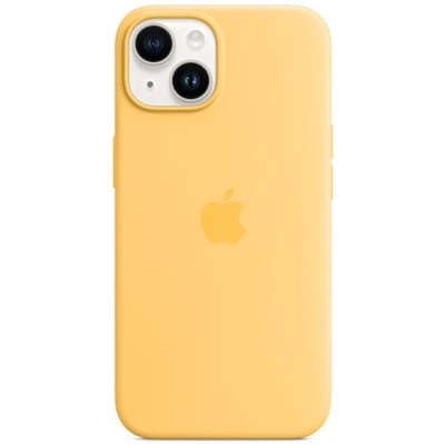 Silicone Backcover MagSafe voor de Apple iPhone 14 - Sunglow