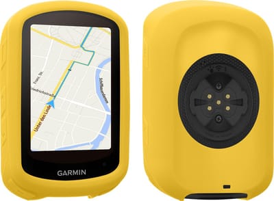 kwmobile fietscomputer gps hoes geschikt voor Garmin Edge 840 / Edge 540 hoesje - Beschermhoes voor fietsnavigatie - Siliconen cover
