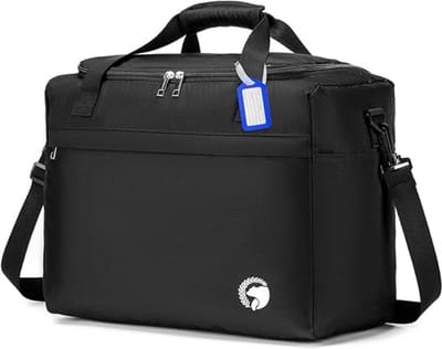 QORA® Reistas 40x30x20 - Reistas - Handbagage - Zwart - 420cm x 20cm x 30cm