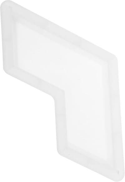 Betonmal Pad - Wegvormer Mallen - Tuin Aanleggen - Unieke Ontwerpen - 40 x 19 x 6 cm - Wit