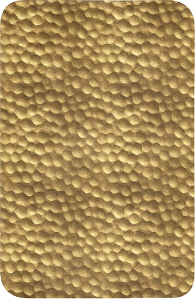 WC mat 40x60 cm - Antislip - Metaal - Dynamisch - Goud - Toiletmat - Vloermat - Douchemat - Toilet tapijt - Toiletmatten