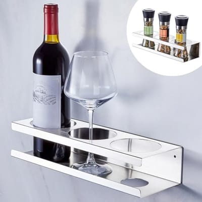 Wijnrek Muur voor Wijnglazen - Stijlvolle Stemware Glass Rack voor Thuiskeuken en Bar Decoratie