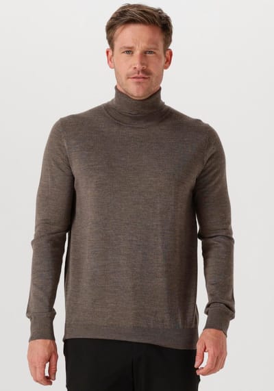 STEFANO LAURAN Col Truien & Vesten Heren - Sweater - Hoodie - Vest- Bruin - Maat M