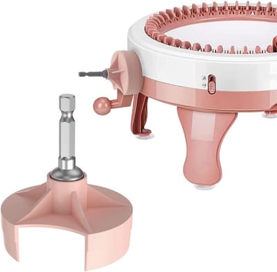 Adapter voor Breimachines, Snelle Brei Machine Accessoire met Elektrische Schroevendraaier voor 48 Naalden, Ideaal voor Creatieve Breiprojecten en Handwerken