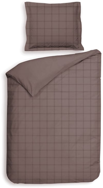 Heckettlane Dekbedovertrek Diamante - Bedlinnen - 140x200-220 cm - Eenpersoons - Roze - Dekbedovertrek van 100% Katoen-Satijn